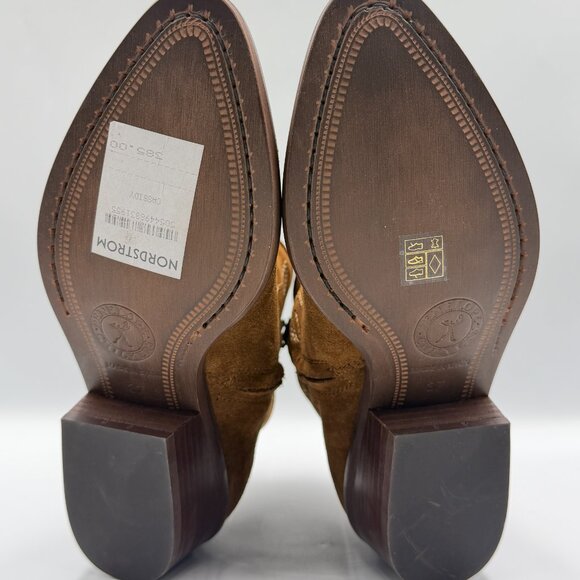 Penelope Chilvers Cassidy Suede Western Boot (Women) Made in Spain US Size 7 - Picture 4 of 6